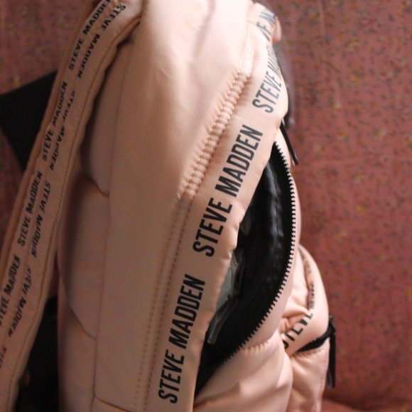 NWT Steve Madden Blush Quilted Backback Bariaa Back To School main image 6